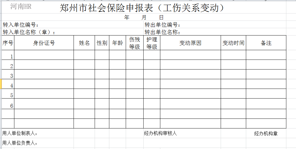 郑州市社会保险申报表（工伤关系变动）.png